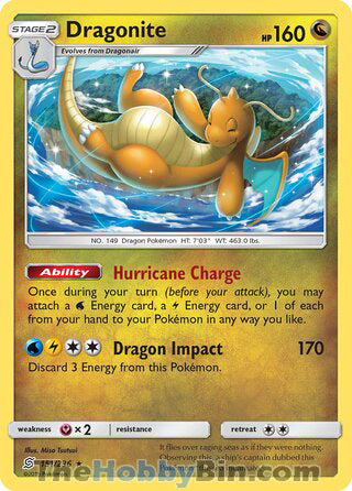 Dragonite Unified Minds Rare #151/236