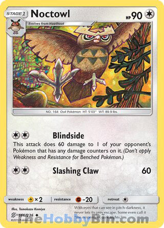 Noctowl Unified Minds Uncommon #166/236