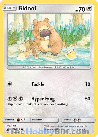 0171 Bidoof Common Unified Minds