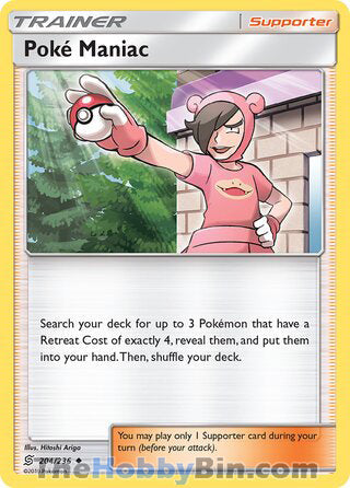 Poke Maniac Unified Minds Uncommon #204/236