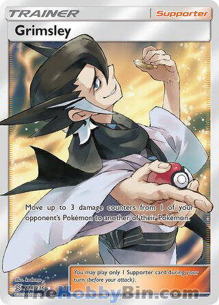Grimsley #234/236 Ultra Rare - Unified Minds Pokemon card