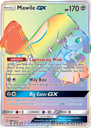 Mawile GX #246/236 Secret Rare - Unified Minds Pokemon card