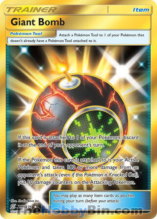 Giant Bomb #251/236 Secret Rare - Unified Minds Pokemon card