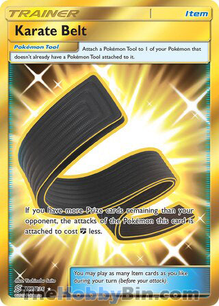 Karate Belt #252/236 Secret Rare - Unified Minds Pokemon card