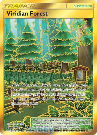 Viridian Forest #256/236 Secret Rare - Unified Minds Pokemon card