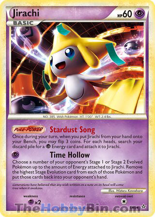 Jirachi Unleashed Holo Rare #1/95