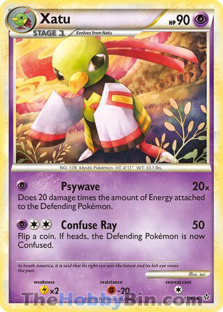 Xatu #11/95 Holo Rare - Unleashed Pokemon card