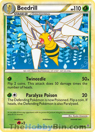 Beedrill Unleashed Rare #12/95