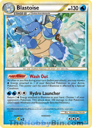 Blastoise #13/95 Rare - Unleashed Pokemon card