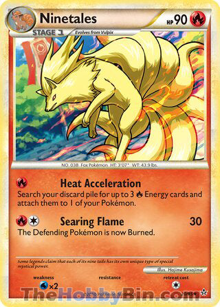 Ninetales #20/95 Rare - Unleashed Pokemon card