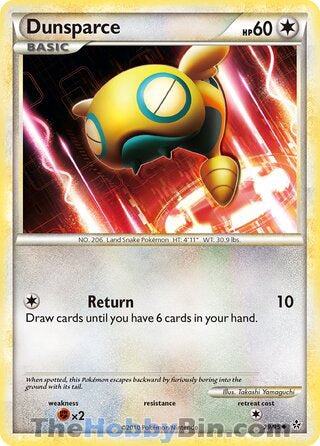 Dunsparce #29/95 Uncommon - Unleashed Pokemon card