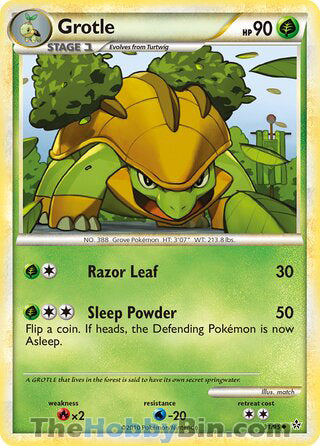 Grotle #31/95 Uncommon - Unleashed Pokemon card