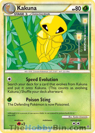 Kakuna #32/95 Uncommon - Unleashed Pokemon card