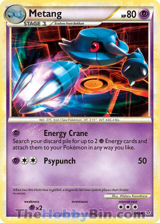 Metang #33/95 Uncommon - Unleashed Pokemon card