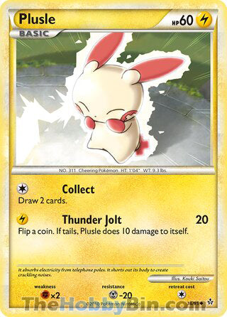 Plusle #36/95 Uncommon - Unleashed Pokemon card