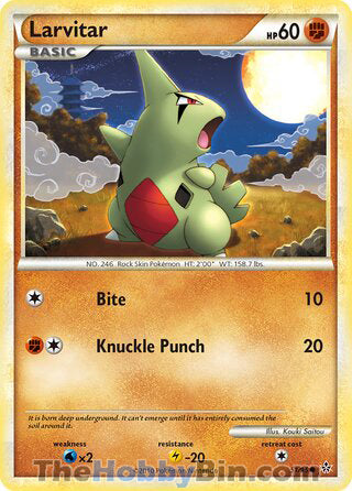 0051 Larvitar Common Unleashed