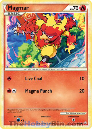 Magmar Unleashed Common #52/95