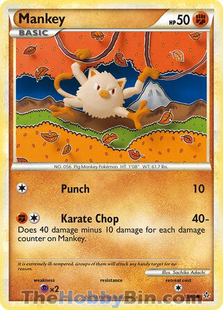 0053 Mankey Common Unleashed