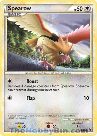 Spearow Unleashed Common #62/95