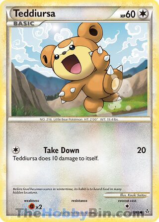 Teddiursa Unleashed Common #65/95