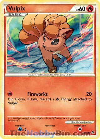 Vulpix Unleashed Common #68/95