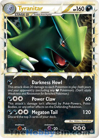 Tyranitar Unleashed Ultra Rare #88/95