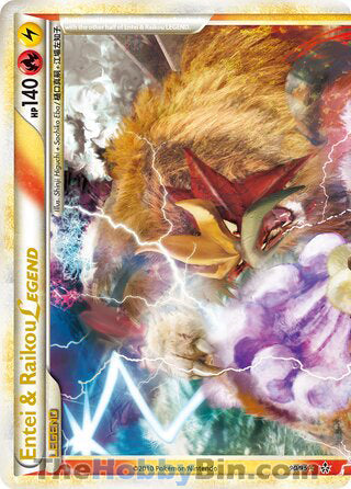 Entei &amp; Raikou Legend #90 Ultra Rare