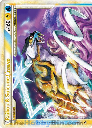 Raikou & Suicune Legend Unleashed Ultra Rare #92/95