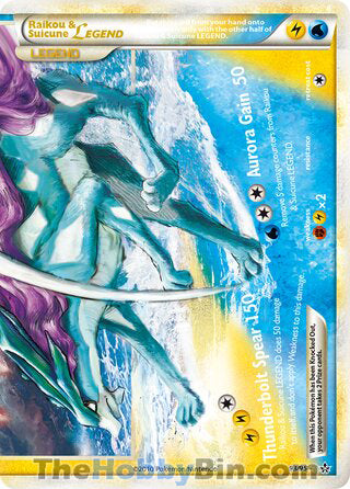 Raikou & Suicune Legend Unleashed Ultra Rare #93/95