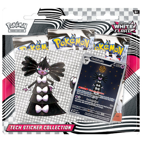 White Flare Tech Sticker Collection