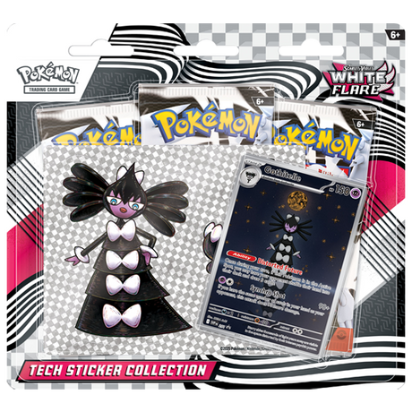 White Flare Tech Sticker Collection