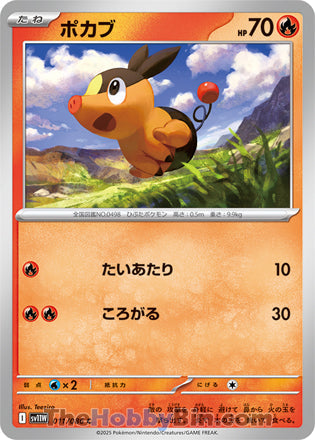 Tepig #011 Common - White Flare Japanese Pokemon card