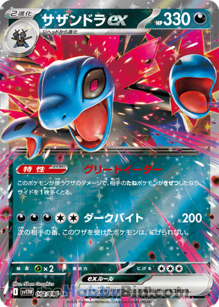 Hydreigon ex #062 Double Rare - White Flare Japanese Pokemon card