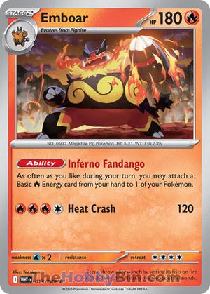 0013 Emboar Rare White Flare