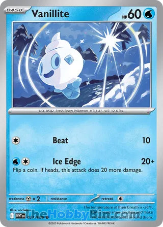 Vanillite White Flare English Common #027/086