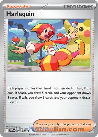 Harlequin White Flare English Uncommon #083/086