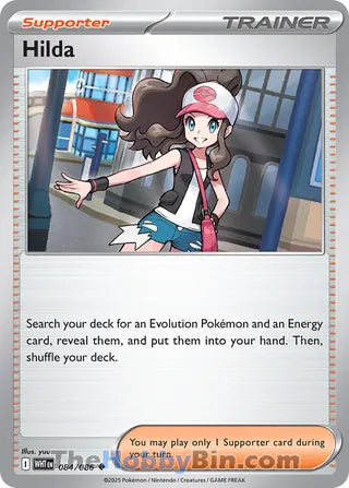 Hilda #084/086 Uncommon - White Flare Pokemon card