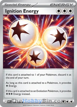 Ignition Energy White Flare English Uncommon #086/086