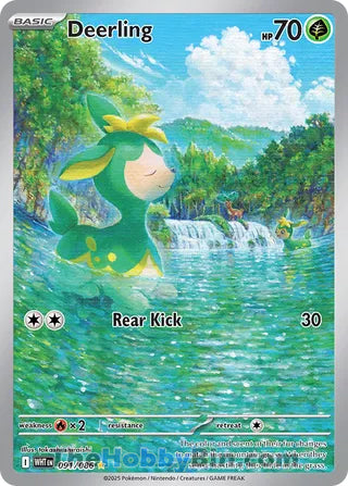 Deerling White Flare English Illustration Rare #091/086