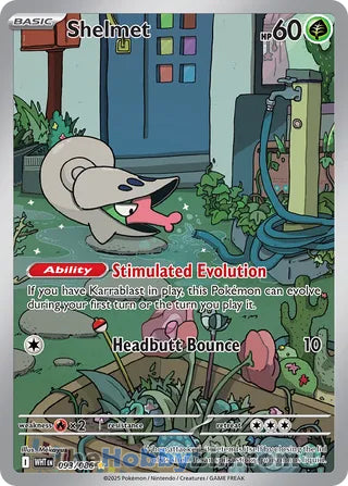 Shelmet #093/086 Illustration Rare - White Flare Pokemon card