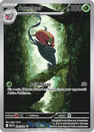Accelgor White Flare English Illustration Rare #094/086