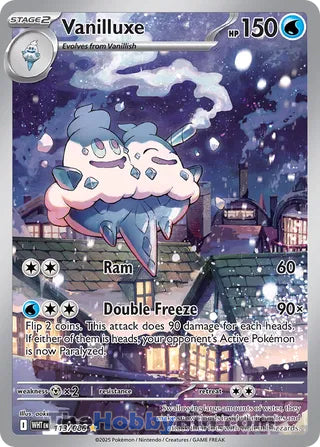 Vanilluxe #113/086 Illustration Rare - White Flare Pokemon card