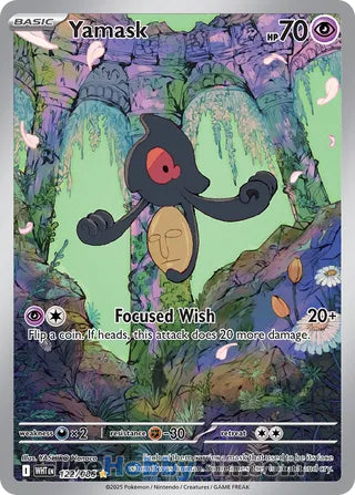 Yamask #122/086 Illustration Rare - White Flare Pokemon card