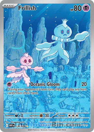 Frillish #126/086 Illustration Rare - White Flare Pokemon card