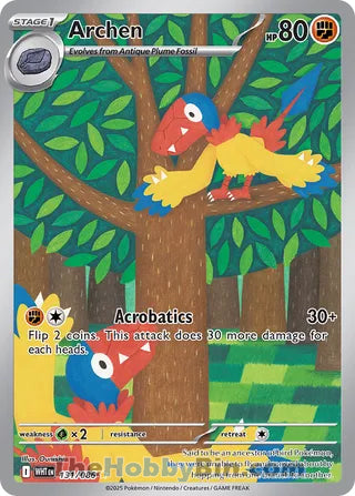 Archen #131/086 Illustration Rare - White Flare Pokemon card