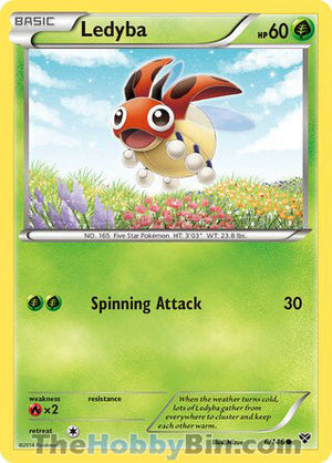 0006 Ledyba Common XY Base Set