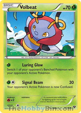 Volbeat #8/146 Uncommon - XY Base Set Pokemon card