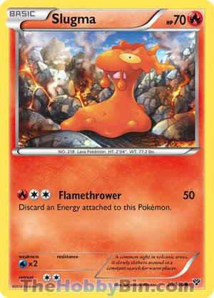 0020 Slugma Common XY Base Set