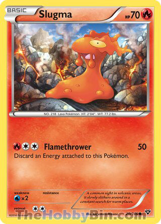 0020 Slugma Common XY Base Set
