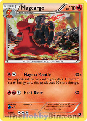 0021 Magcargo Rare XY Base Set